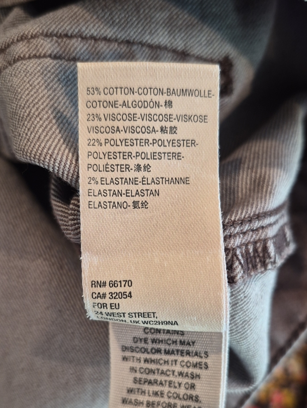 We the Free Grayish Purple High Rise Bell Bottom Flared Jeans, Size 27 - Picture 10 of 13